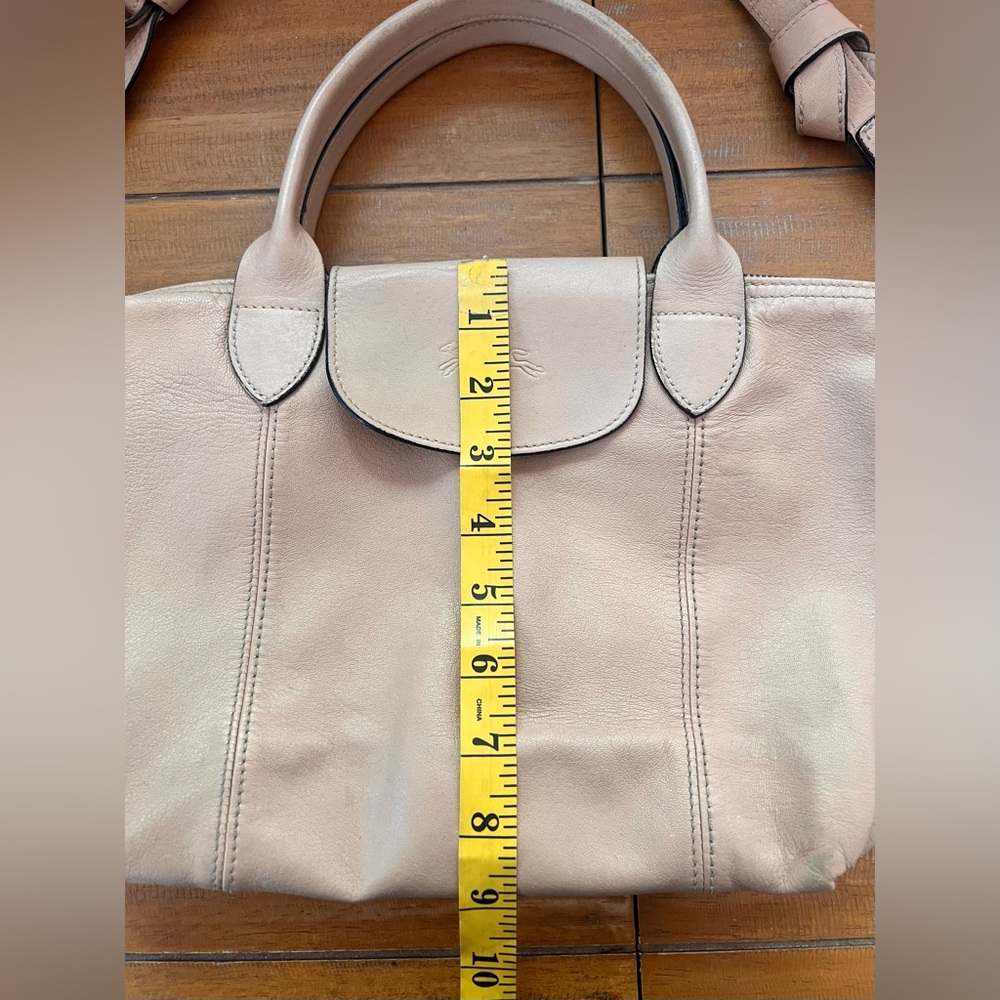 Longchamp Beige Leather Shoulder Bag - Picture 15 of 15